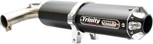 Trinity racing SLIP-ON kipufogó fekete Kipufogó dob - Slip On