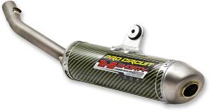 Pro circuit MUFFLER/SILENCER TI-2 SHORTY karbon kevlár titán Kipufogó dob - Slip On