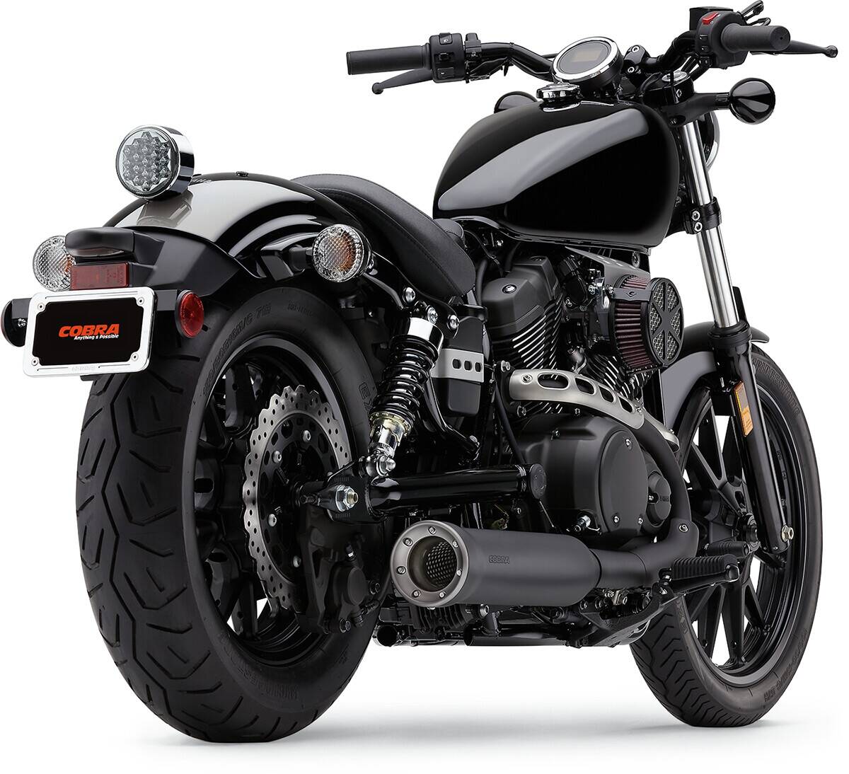 Cobra SLIP ON kipufogódob fekete Yamaha Kipufogó dob - Slip On 0
