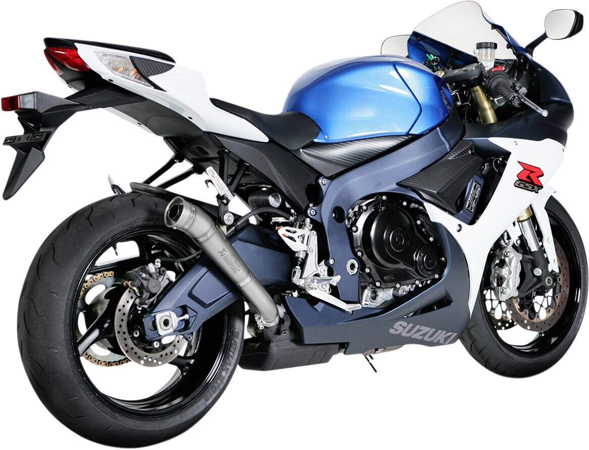AKRAPOVIC SLIP-ON vonal kipufogódob titán Kipufogó dob - Slip On 0