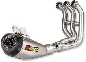 AKRAPOVIC verseny vonal teljes rendszer rozsdamentes acél & titán Teljes kipufogórendszer