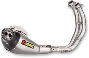 AKRAPOVIC verseny vonal teljes rendszer rozsdamentes acél & titán Teljes kipufogórendszer