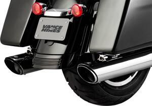 VANCE & HINES kipufogódob SLIP-ON Twin SLASH kerek krómozott Kipufogó dob - Slip On
