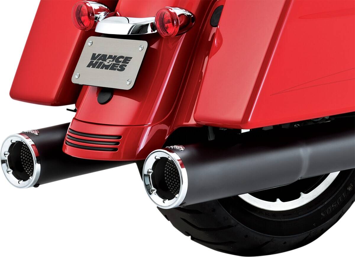 VANCE & HINES kipufogódob SLIP-ON HI-OUTPUT fekete Kipufogó dob - Slip On 0