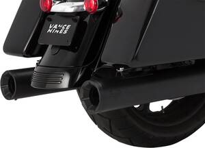 VANCE & HINES kipufogódob SLIP-ON ELIMINATOR 400 fekete W/BLACK vég sapkák Kipufogó dob - Slip On