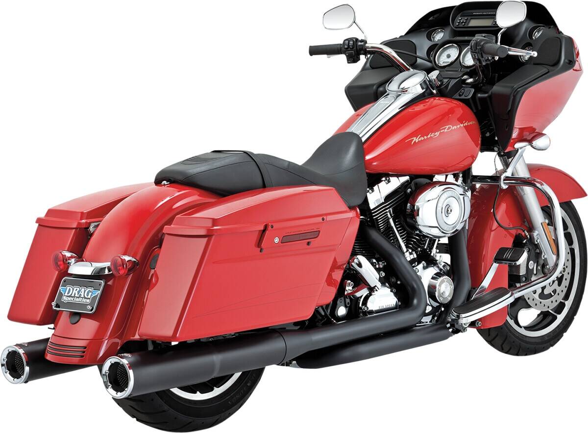 VANCE & HINES kipufogódob HI-OUTPUT fekete Kipufogó dob - Slip On 0