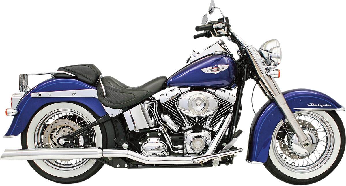 Bassani xhaust kipufogódob SLANT vágás FOR valódi DUALS krómozott Kipufogó dob - Slip On 0