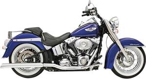 Bassani xhaust kipufogódob SLANT vágás FOR valódi DUALS krómozott Kipufogó dob - Slip On