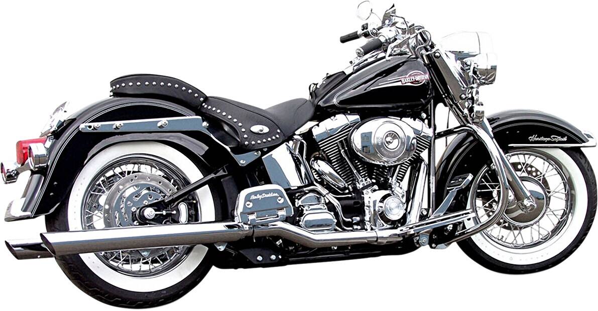 Bassani xhaust kipufogódob ferdén vágott FOR valódi DUALS krómozott Kipufogó dob - Slip On 0