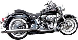 Bassani xhaust kipufogódob ferdén vágott FOR valódi DUALS krómozott Kipufogó dob - Slip On