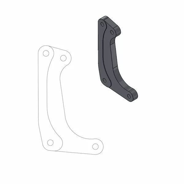 Moto-master 211030 Supermoto Racing Rotor Adapter tartó Féknyereg és tuning féknyereg kittek 0