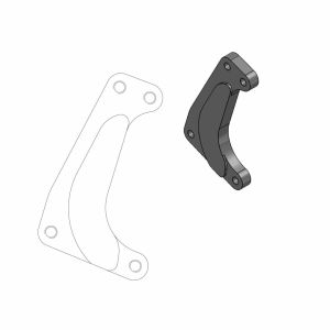 Moto-master 211018 Supermoto Racing Rotor Adapter tartó Féknyereg és tuning féknyereg kittek 1