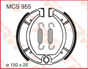 Trw MCS955 fékpofák Fékpofa