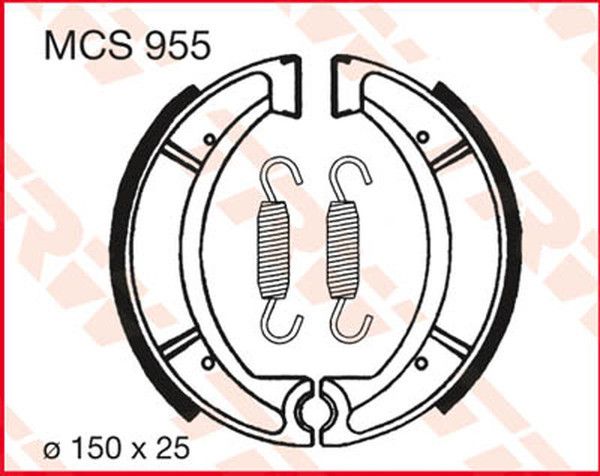 Trw MCS955 fékpofák Fékpofa 0