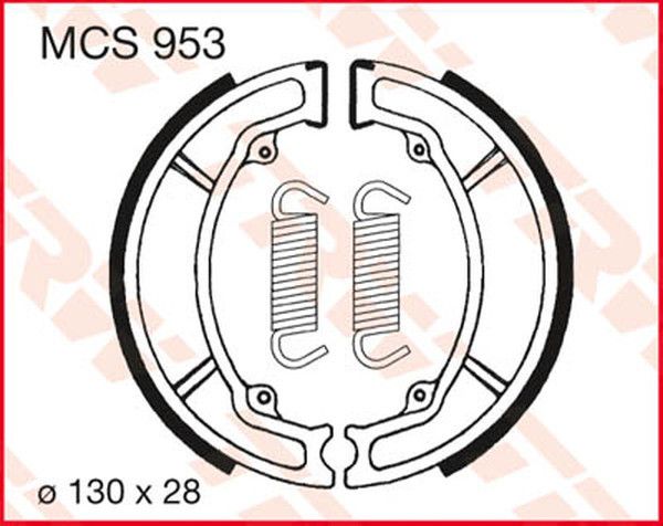 Trw MCS953 fékpofák Fékpofa 0