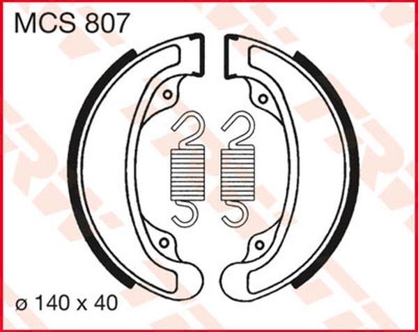 Trw MCS807 fékpofák Fékpofa 0