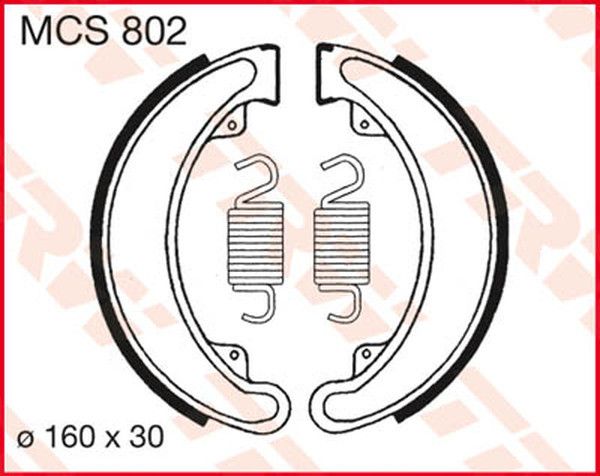 Trw MCS802 fékpofák Fékpofa 0