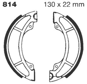 Ebc 814G "G" Hornyolt fékpofa Fékpofa