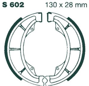Ebc S602G "G" Hornyolt fékpofa Fékpofa