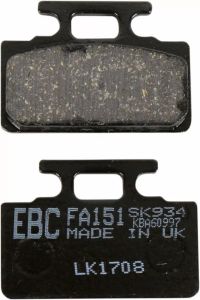 Ebc FA151 Organic Base "FA" Fékbetétek Fékbetét
