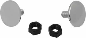Parts unlimited V97128C króm műanyag kötőelemek Bukócső, blokkvédő, váz