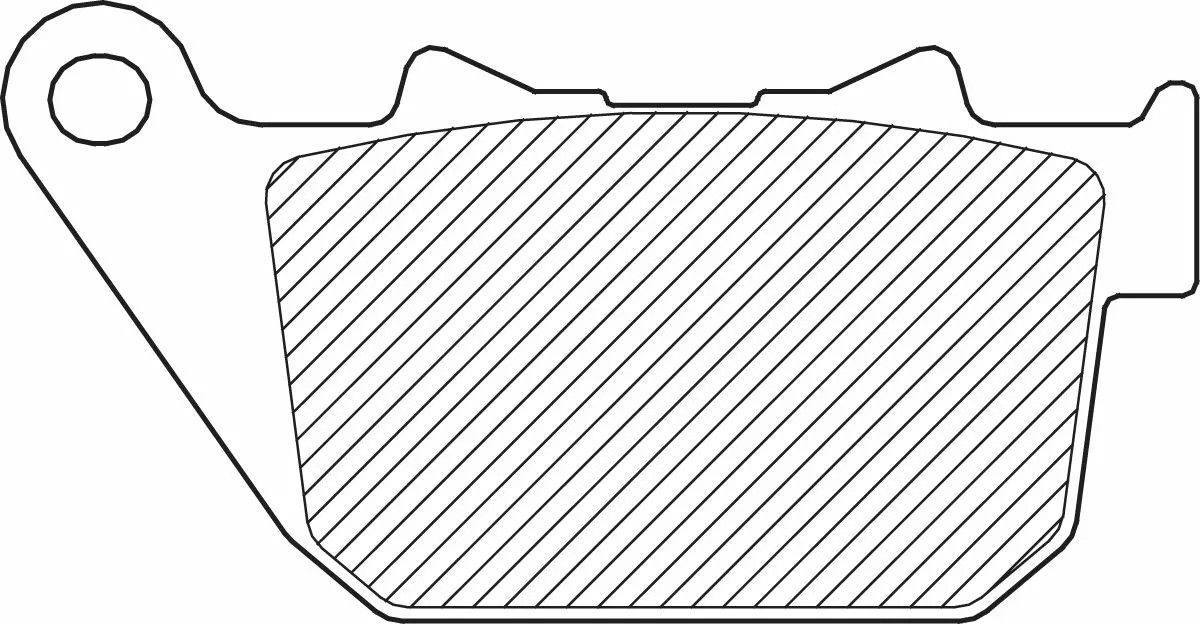 Drag specialties FAD387HH szinterezett fém Harley/Buell fékbetétek Fékbetét 1