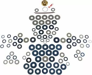 Race tech SMGV 5045 Gold Valve Shock Kit Hátsó futómű