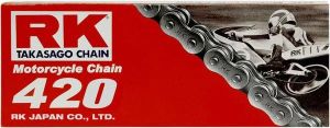 RK 420SB-136-CL Standard (M) M420 lánc Meghajtólánc , motorkerékpár lánc