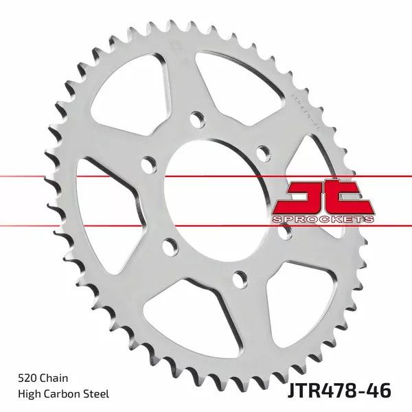 Jt sprockets JTR478.46ZBK hátsó lánckerék acél Lánckerék 0