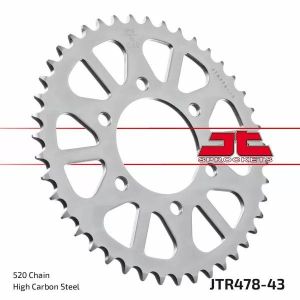 Jt sprockets JTR478.43ZBK hátsó lánckerék acél Lánckerék