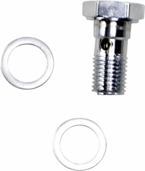 Drag specialties 107 univerzális króm acél banjo csavar Fék és kuplung cső 0