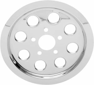 Drag specialties 302219 Króm külső hátsó szíjtárcsa betét Bordásszíj kerék és alkatrészek