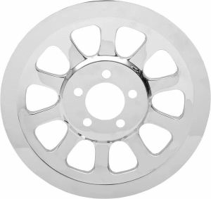 Drag specialties D26-0151 Króm külső hátsó szíjtárcsa betét Bordásszíj kerék és alkatrészek