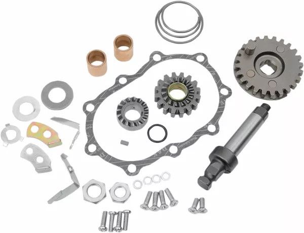 Drag specialties 26-0201C-B Kickstarter újraépítő készlet Motorblokk alkatrész 0