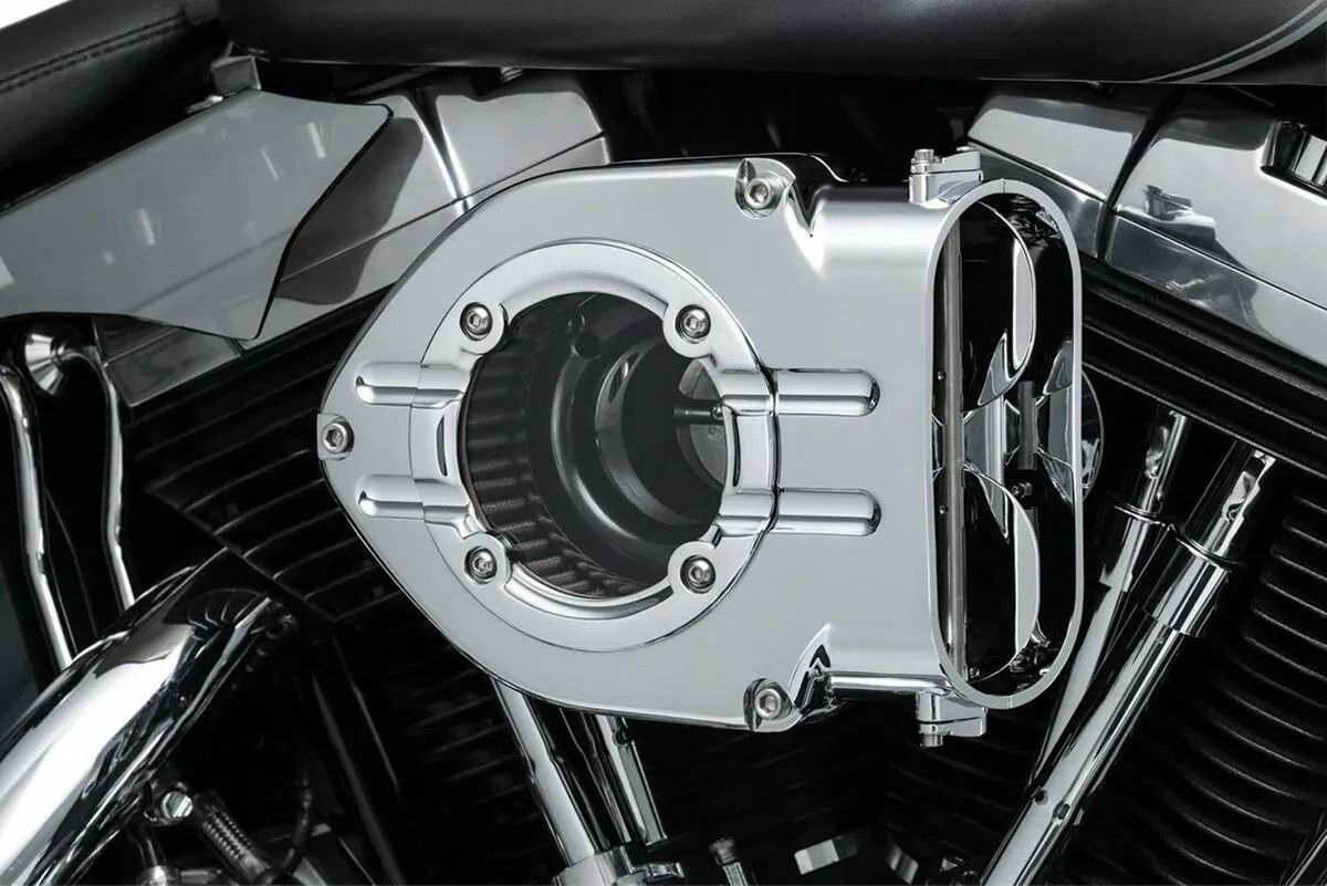 Kuryakyn KUR8746 Csere átlátszó csapóajtó a Hypercharger™-hez Levegőszűrő alkatrészek, légszűrők 1