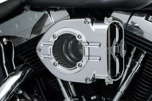 Kuryakyn KUR8746 Csere átlátszó csapóajtó a Hypercharger™-hez Levegőszűrő alkatrészek, légszűrők 1