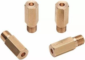 Ebc CR140-4 A-Bax Precision Keihin stílusú hatlapfejű (CR előtag) fő fúvókák Karburátor főfúvóka