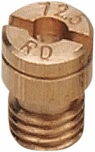 Ebc KJ125-4 A-Bax Precision Keihin-stílusú nyílásfej (KJ előtag) fő fúvókák Karburátor főfúvóka