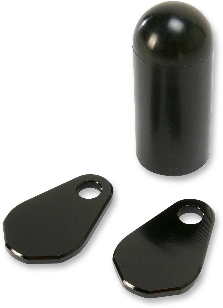 Powerstands racing BLOCK OFF lemez fekete Hengerfej 0