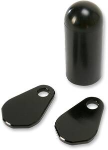 Powerstands racing BLOCK OFF lemez fekete Hengerfej