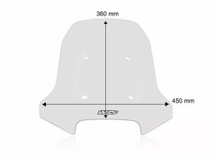 Wrs CF005T szélvédő túra CF Moto 5