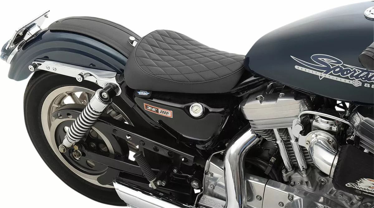 Drag specialties seats 0804-0614 Első szóló vinyl ülés Ülés, nyereg 1