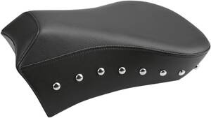 Saddlemen SOLO PILLION PAD HEELS le hátsó SADDLEHYDE|SADDLEGEL szegecses BLACK|NATURAL Ülés, nyereg