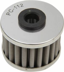 Pc racing PC112 Flo® rozsdamentes acél olajszűrő Olajszűrő