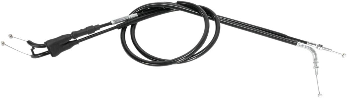 Motion pro mozgás professzionális THROTTLE CABLE nyomja húzza szett Gyújtó trafó WOUND fekete vinil Suzuki Bowden és huzal 0