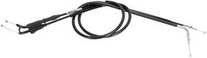 Motion pro mozgás professzionális THROTTLE CABLE nyomja húzza szett Gyújtó trafó WOUND fekete vinil Suzuki Bowden és huzal