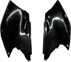 Ufo oldal panelek Kawasaki KXF250 fekete Sárvédő, vázvédő, idom
