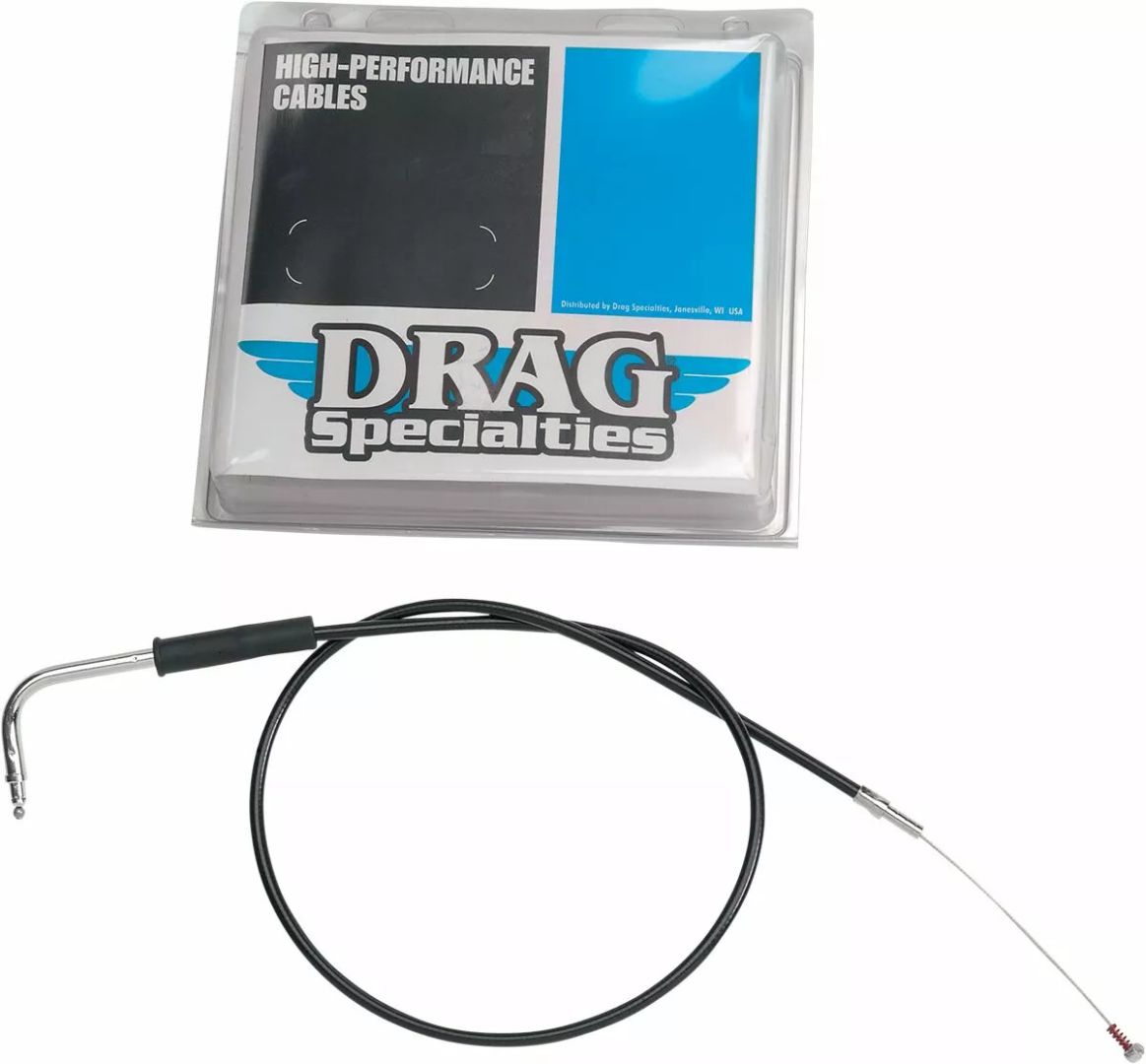 Drag specialties 4331900B fekete vinil kábel Bowden és huzal 1