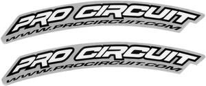 Pro circuit elsõ sárvédõ matrica fehér Matricák és kiállító állványok