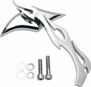 Drag specialties 60-6250FR gótikus tükör faragott szárral Visszapillantó tükör